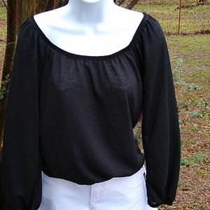 Love wins black off  shoulder Long sleeve …